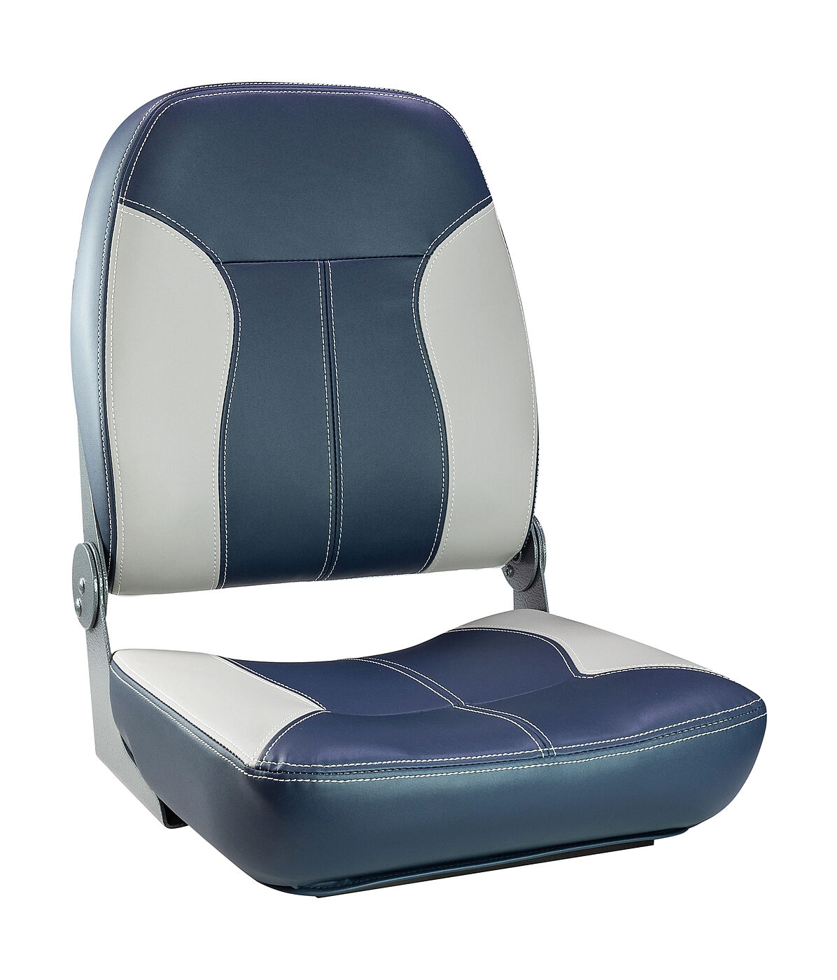 Кресло складное мягкое SPORT с высокой спинкой, синий/серый Springfield 1040513
