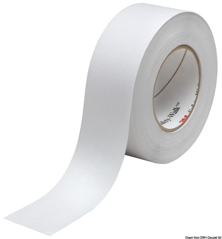 Купить Противоскользящая клейкая белая лента 25 мм 18,3 м, Osculati 65.312.76 7ft.ru в интернет магазине Семь Футов