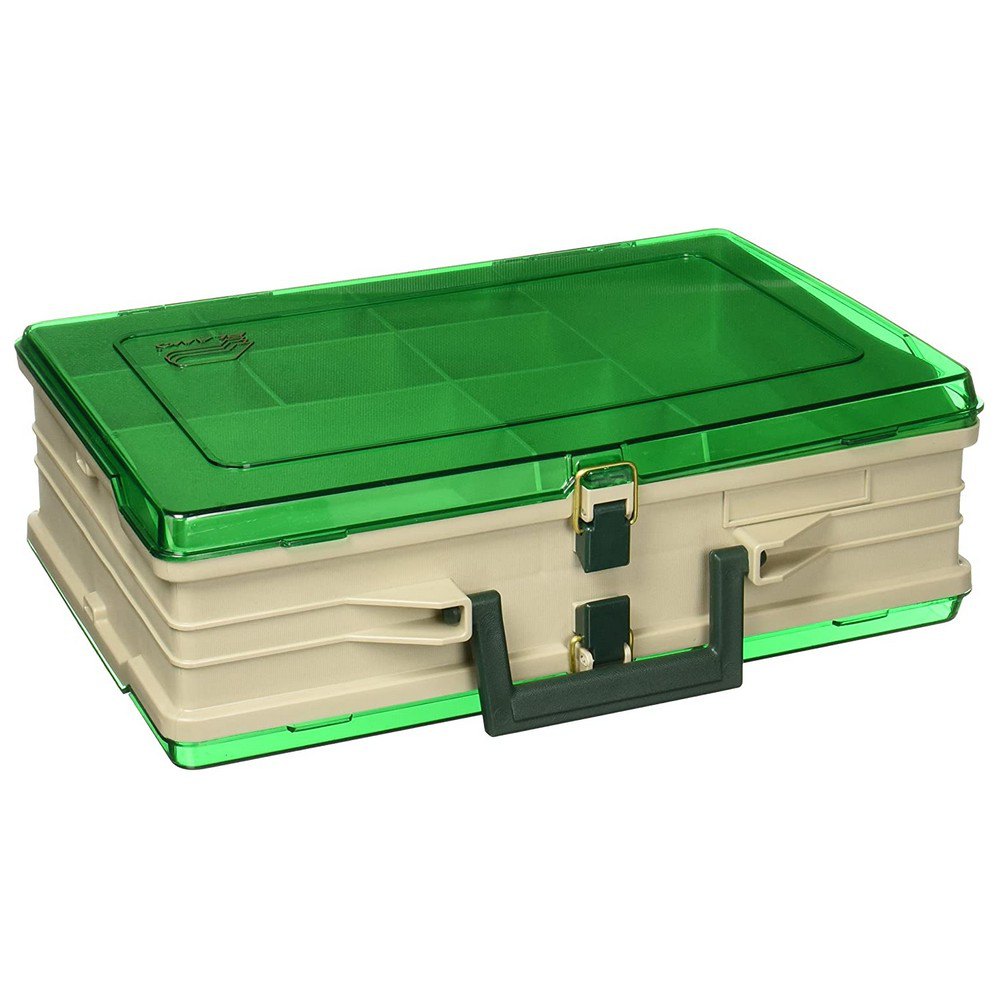 Plano 1561089 Magnum XL Двойная коробка для снастей Зеленый Grey / Green
