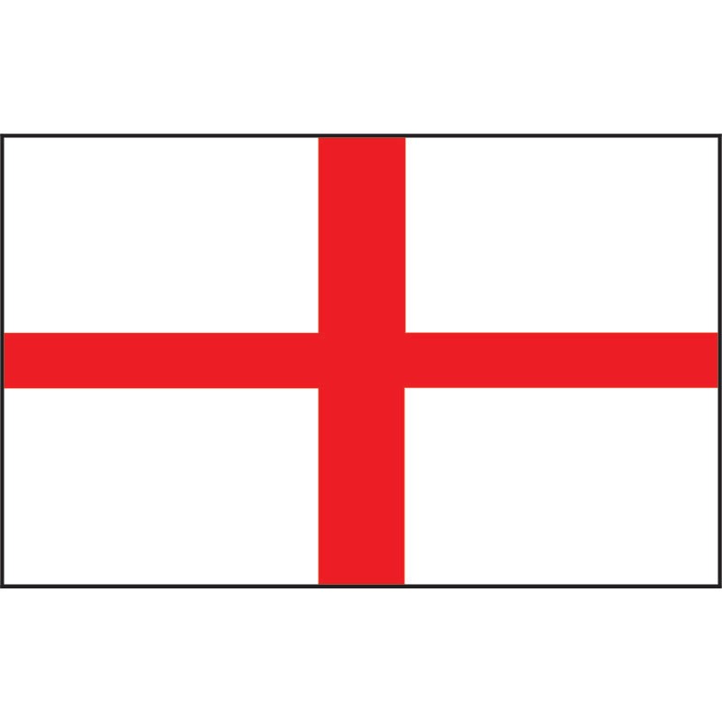 Флаг Англии крест Святого Георгия гостевой Lalizas 11083 45 x 90 см