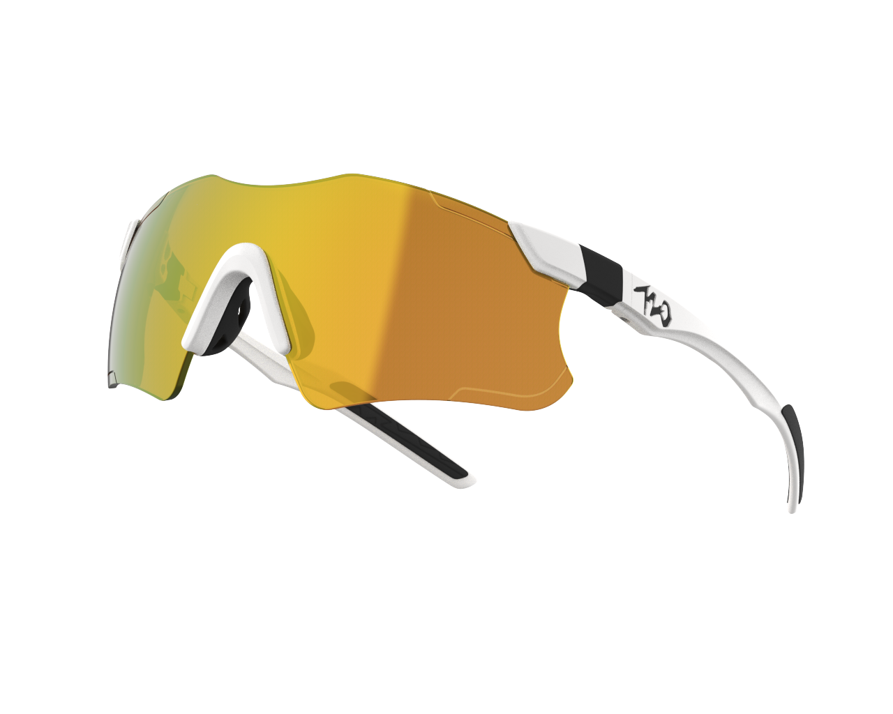 Купить Спортивные очки 720armour Elfo / Matte White / Gold Lens, b392-wh/gd 7ft.ru в интернет магазине Семь Футов