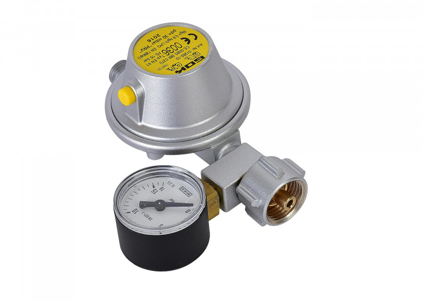 Купить GOK 01-280-10 Регулятор давления газа Караван 30 мбар / с манометром 77417-bvs 7ft.ru в интернет магазине Семь Футов