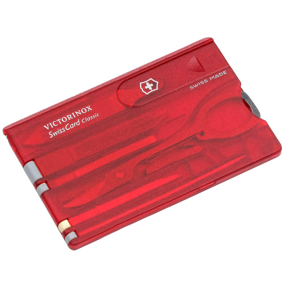 Victorinox 0.7100.T Swisscard Transparent Красный  Red