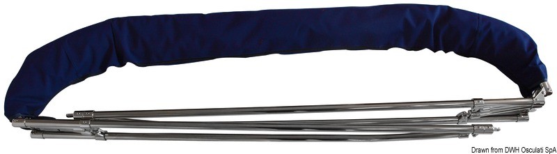 Купить 3-arc bimini high AISI316 Ø 22 mm 175/185 cm blue, 46.920.13 7ft.ru в интернет магазине Семь Футов