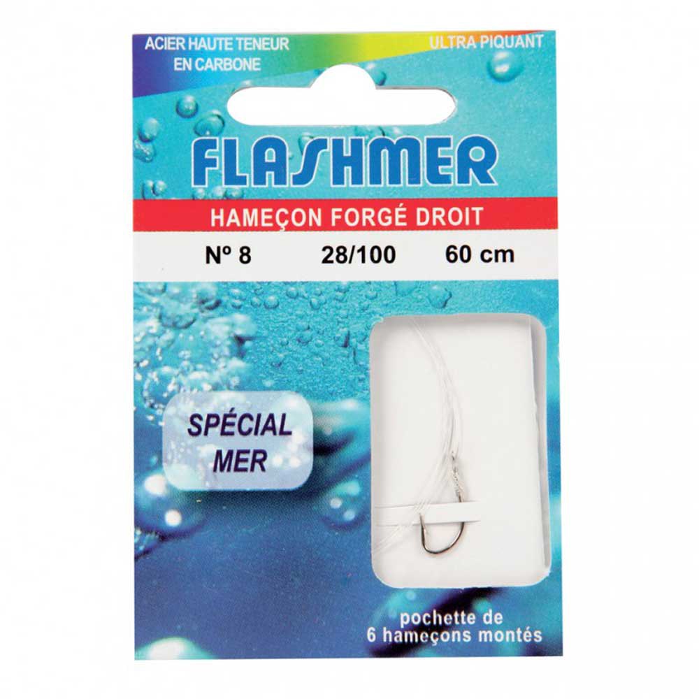 Flashmer HNM04 Mer Связанные Крючки Черный Nickel 4 