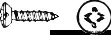 Купить Саморез с полупотайной головкой и крестовым шлицом UNI 6956 DIN 7983 4,8 x 22 мм, Osculati A2-7983-04.8X022 7ft.ru в интернет магазине Семь Футов