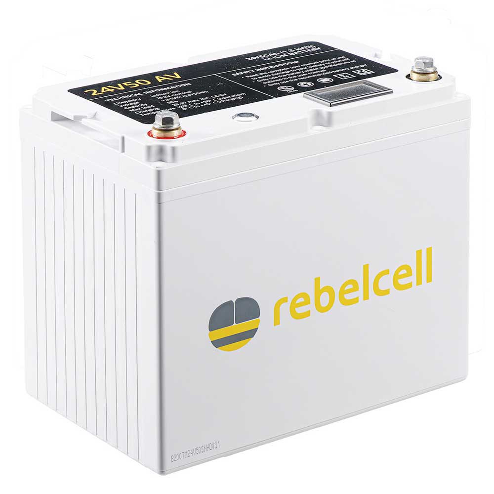 Rebelcell NBR-009 NBR-009 LI-ION 24V50 1.25 KWH Литиевая батарейка Бесцветный White