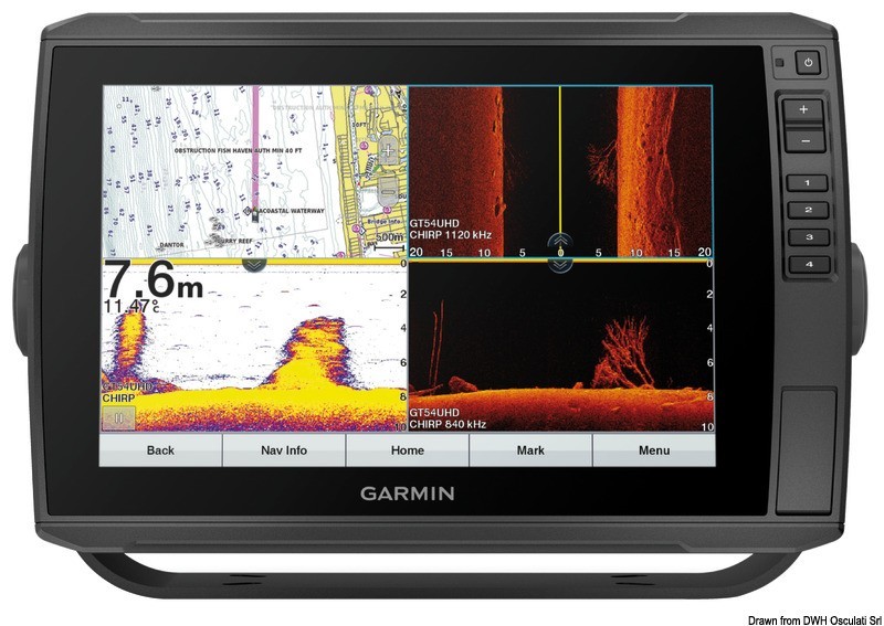 Купить GARMIN chartplotter EchoMap Ultra 122sv w/ transd, 29.045.07 7ft.ru в интернет магазине Семь Футов