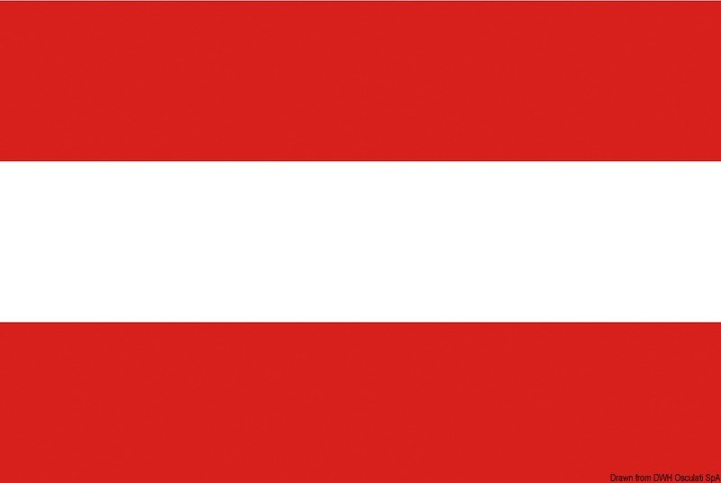 Купить Флаг Австрии гостевой 20 х 30 см, Osculati 35.455.01 7ft.ru в интернет магазине Семь Футов