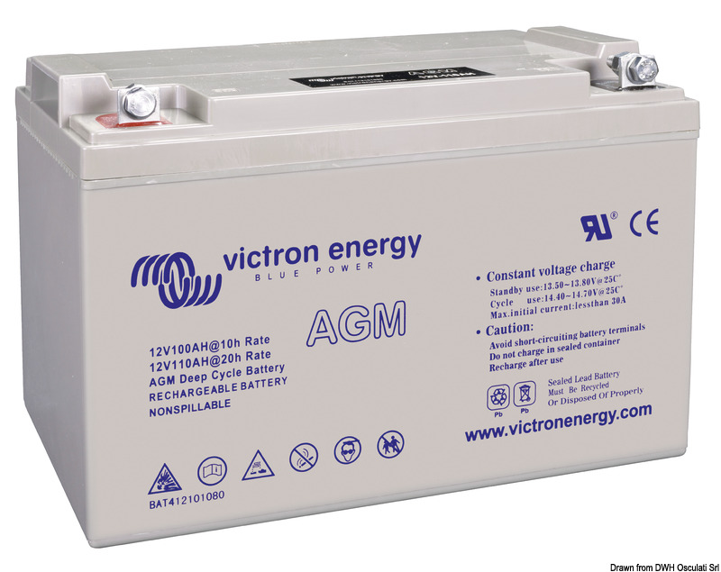 Купить Batteria Victron AGM Deep Cycle 12 V 240 Ah, 12.416.03 7ft.ru в интернет магазине Семь Футов