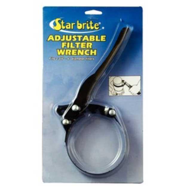 Starbrite 74-28908 Adjustable Filter Wrench Черный  73 mm