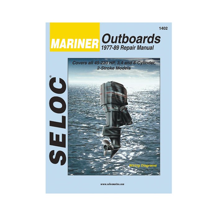 Seloc marine 230-1402 Mercury Mariner Outboards Серый  3 - 6 Cyl 1977 - 1989