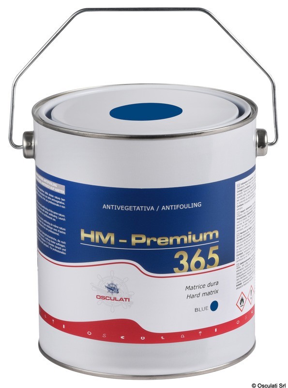Купить Необрастающая краска синяя HM Premium 365 2,5 л, Osculati 65.612.22 7ft.ru в интернет магазине Семь Футов