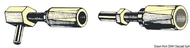 Купить Copper connecting joint f. steering gear, straight, 45.028.18 7ft.ru в интернет магазине Семь Футов