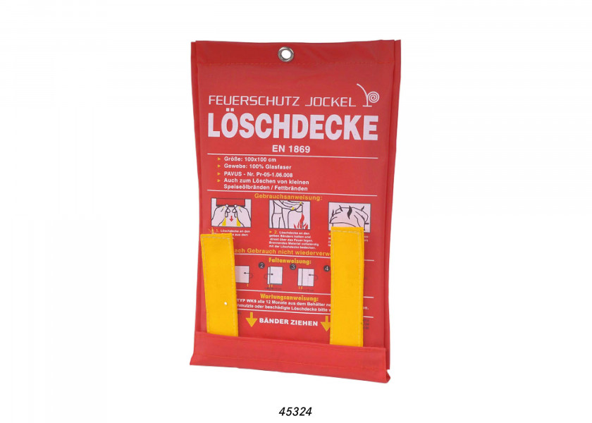 Купить JOCKEL 10106 Пожарное одеяло 100 х 100 см 7ft.ru в интернет магазине Семь Футов