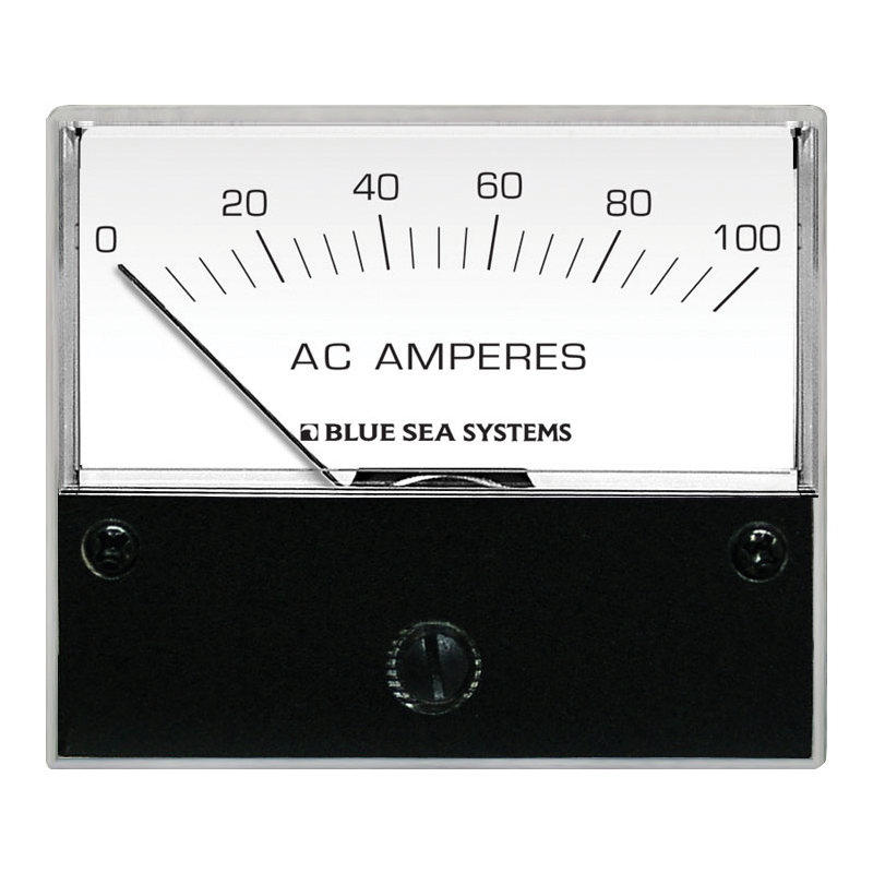 Аналоговый амперметр переменного тока Blue Sea 8258 0 - 100 A с трансформатором