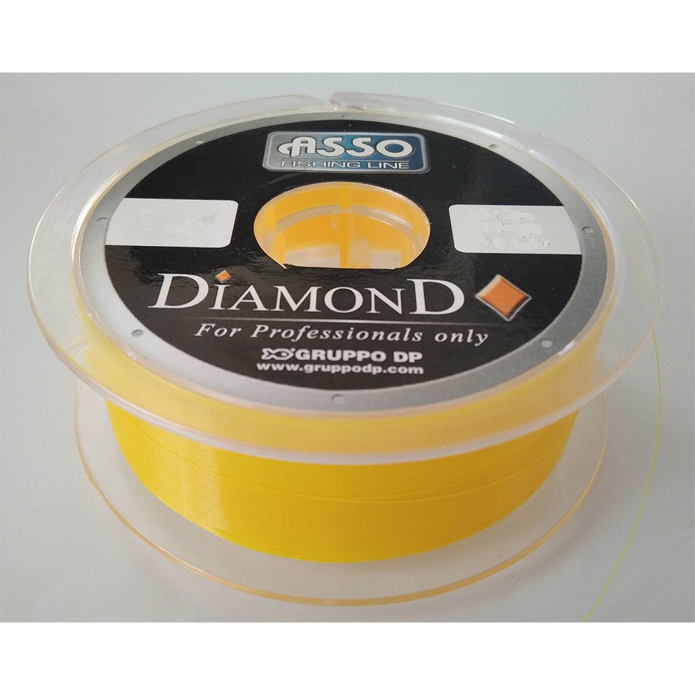ASSO 8050043368171 Diamond 100 m Монофиламент Желтый Yellow 0.300 mm 