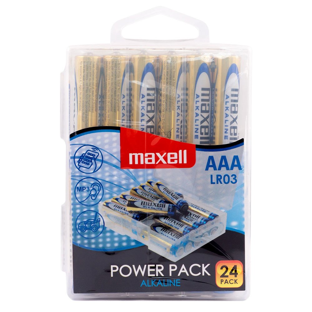 Maxell GD011 Lr03 Micro Щелочные батареи типа АААА Бесцветный Multicolor