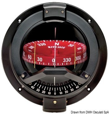 Купить RITCHIE Venturi Sail compass 33/4 black/red, 25.088.02 7ft.ru в интернет магазине Семь Футов
