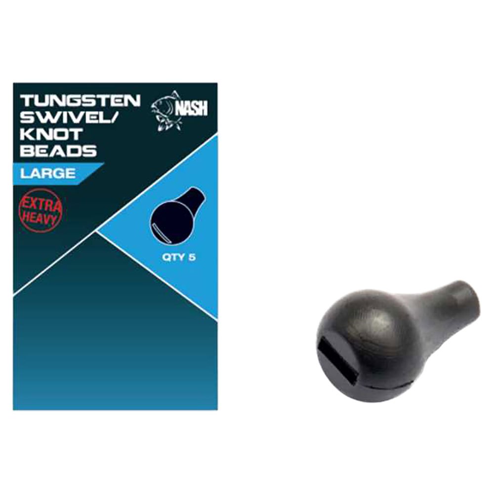Nash T8717 Tungsten Swivel/Knot Бусины Черный  Black L 
