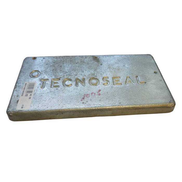 Tecnoseal ANO1005 Цинковая пластина Анод Золотистый Grey 295 x 145 x 15 mm