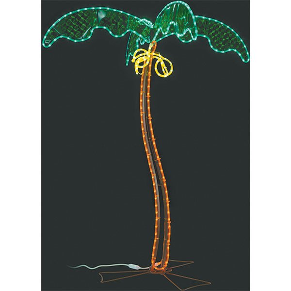 Mings mark inc 672-8080121 Кокосовая пальма декоративная Led Свет Зеленый Green 12.7 cm 