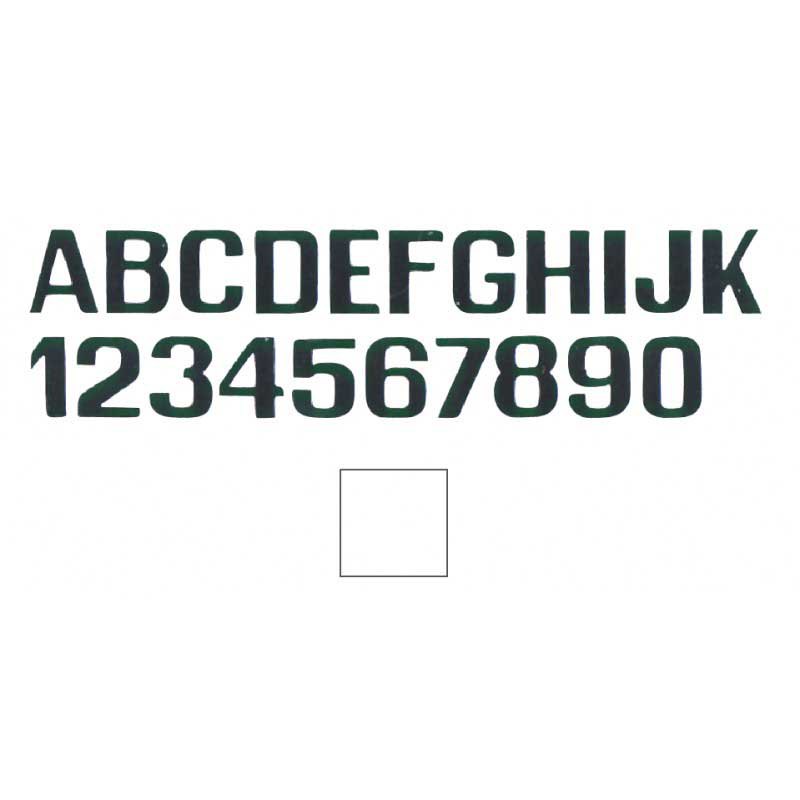 International letterfix 5959015O O Наклейки с буквами Белая White 200 mm 