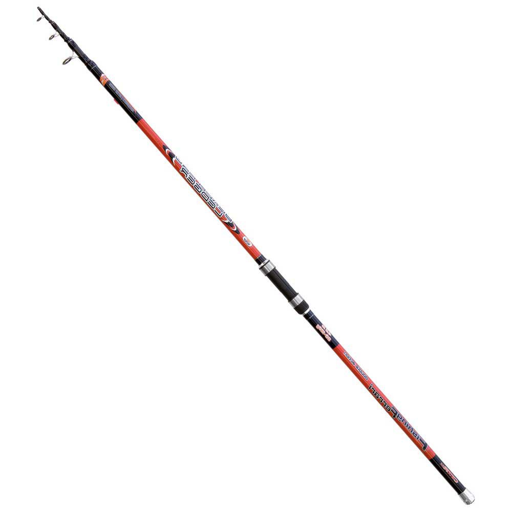 Fishing ferrari 2247640 Pro Beach Ledger Удочка Для Серфинга Красный Black 4.00 m 