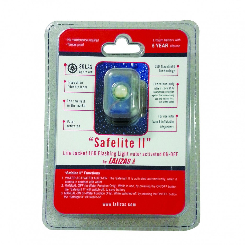 Автоматический светильник Lalizas Safelite II 712091 LSA Code для спасательного жилета в блистере