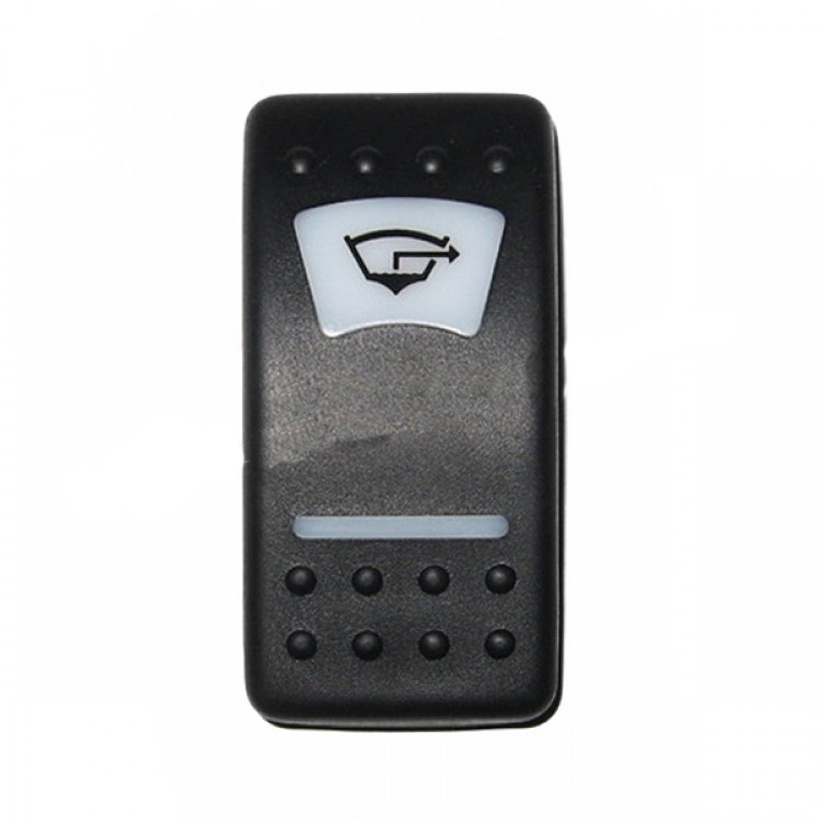 Клавиша выключателя "Трюмная помпа" TMC 008-039907 из чёрного пластика