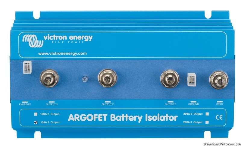 Купить Victron Argofet battery combiner 3 x 100 A, 14.922.40 7ft.ru в интернет магазине Семь Футов