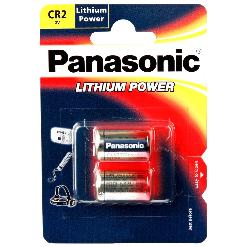 Panasonic CR-2L/2BP 1x2 Photo CR-2 Литиевые батареи Красный Red
