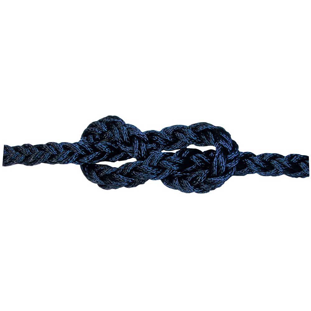 Cavalieri 813820 Sq-Line 100 m Плетеная накидка Черный Blue 20 mm 