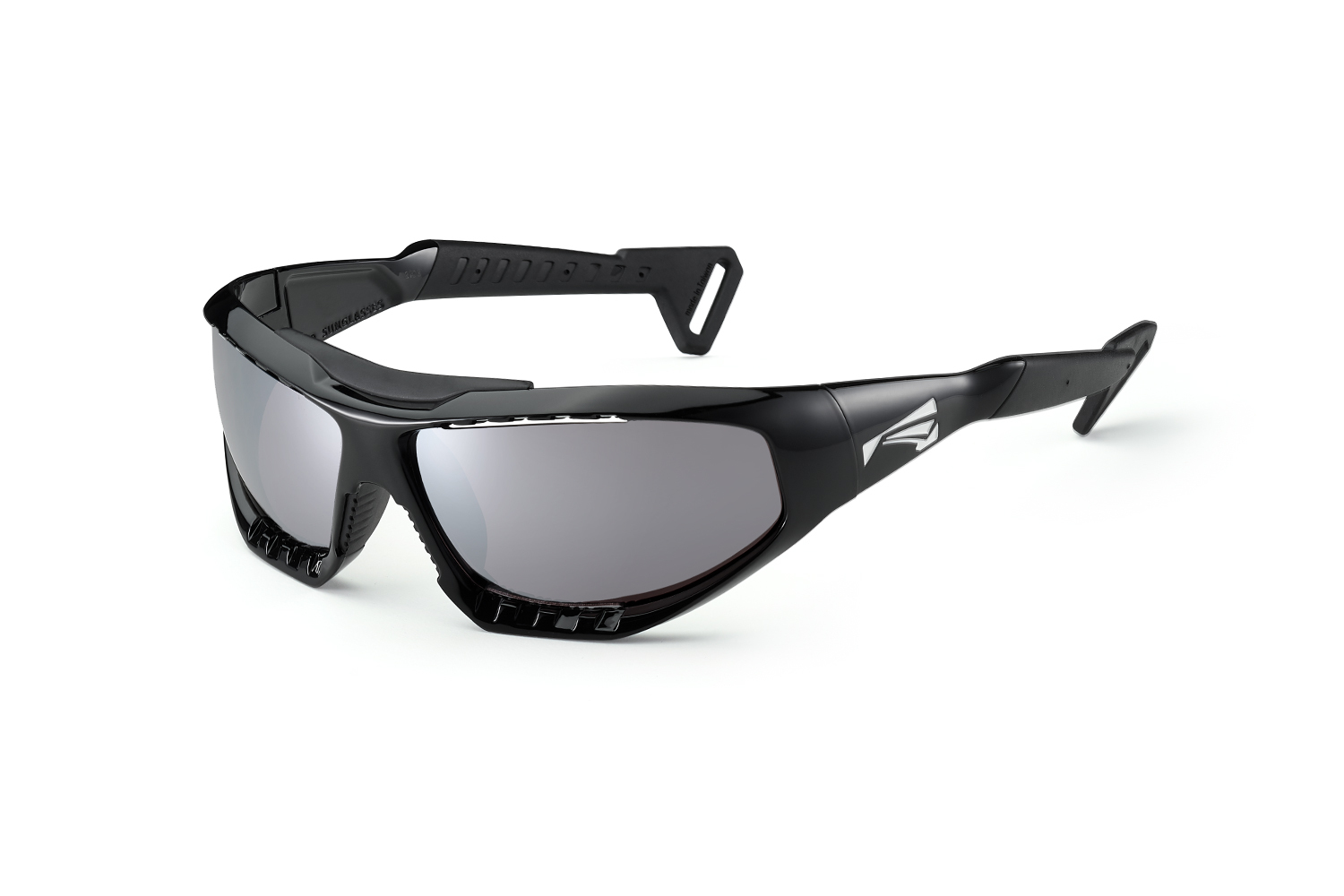 Спортивные очки LiP Surge / Gloss Black - Black / PCPL Levanté Series Silver Smoke