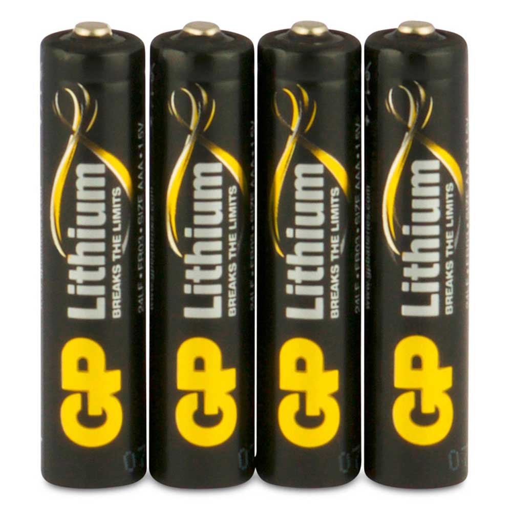 Gp batteries 07024LF-C4 Цилиндрическая литиевая батарея Серебристый Black