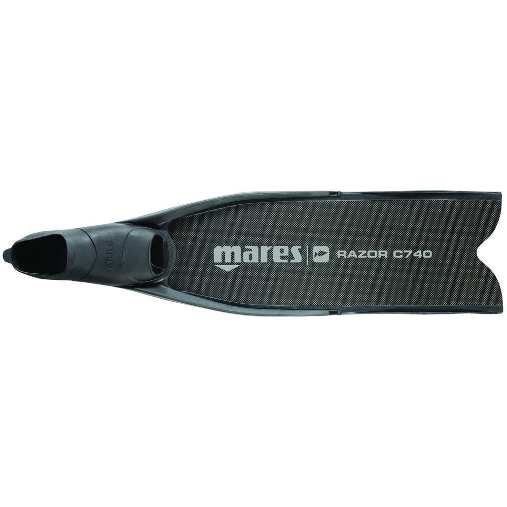 Ласты для подводной охоты из карбона и стекловолокна Mares Razor C740 420411 размер 39-40 средней жесткости черный