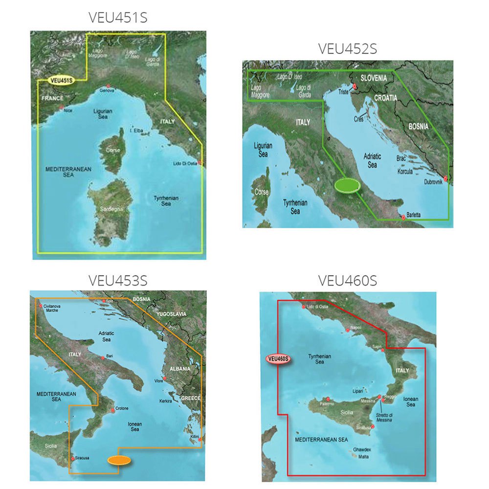 Garmin 5602202 Veu452S-Adriatic Sea North Coast Карточные морские карты