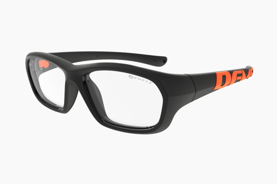 Купить Спортивные очки с диоптриями Demetz Softness R / Matte Black / Matte Orange Colorless Cat.0, softness516453 7ft.ru в интернет магазине Семь Футов