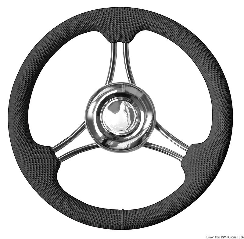 Купить Steering wheel black 350 mm, 45.152.01 7ft.ru в интернет магазине Семь Футов