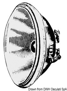Купить Лампа рефлекторная герметичная General Electric 12В 100Вт 110 мм, Osculati 14.249.02 7ft.ru в интернет магазине Семь Футов
