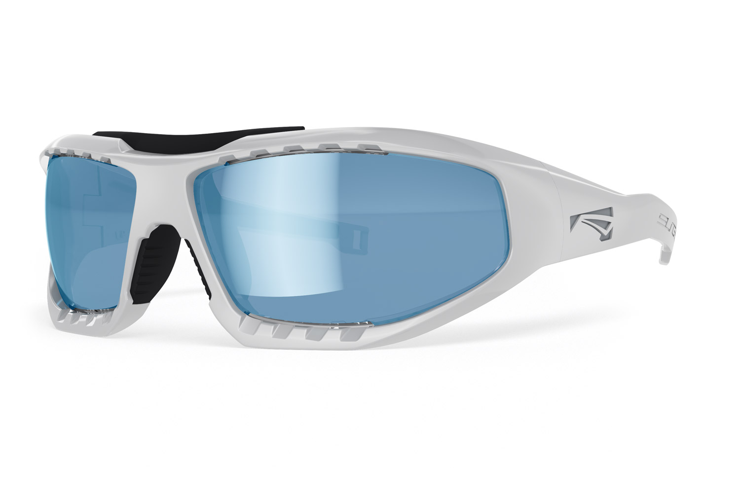 Купить Спортивные очки LiP Surge Aero / Stone White - Black / PC Polarized / Vivide Ice Blue, 3553 7ft.ru в интернет магазине Семь Футов