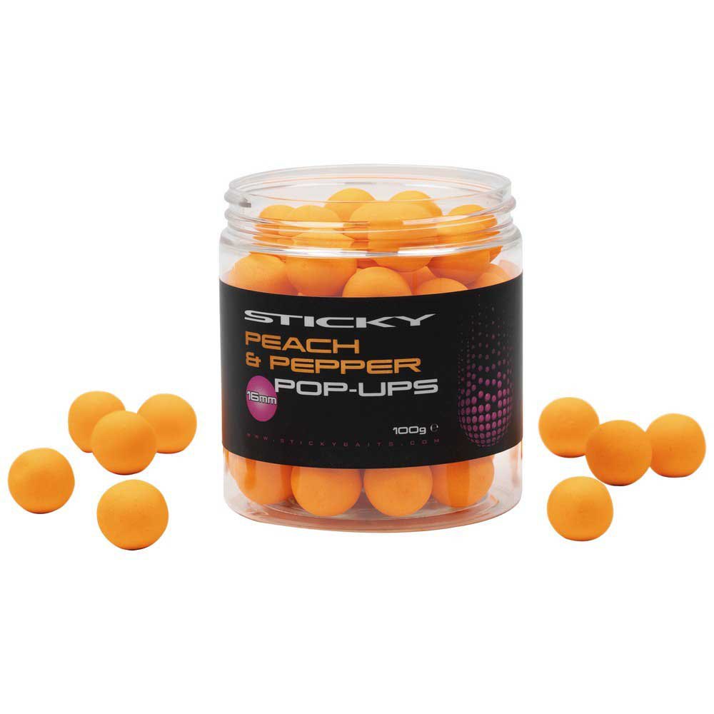 Sticky baits PEP12 Peach&Pepper 100g Всплывающие окна Золотистый Brown 12 mm