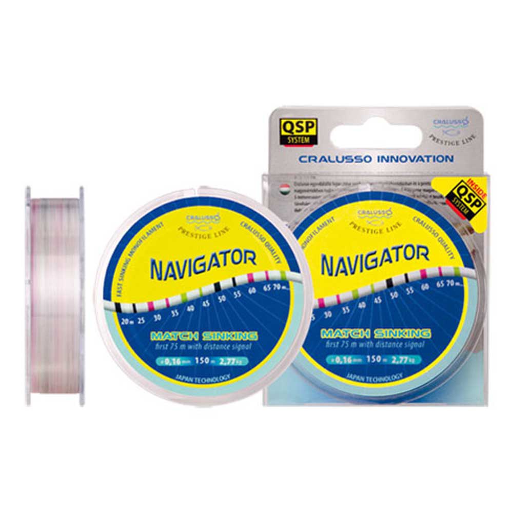 Cralusso 33904120 Navigator Match Sinking 200 m Монофиламент Clear 0.200 mm