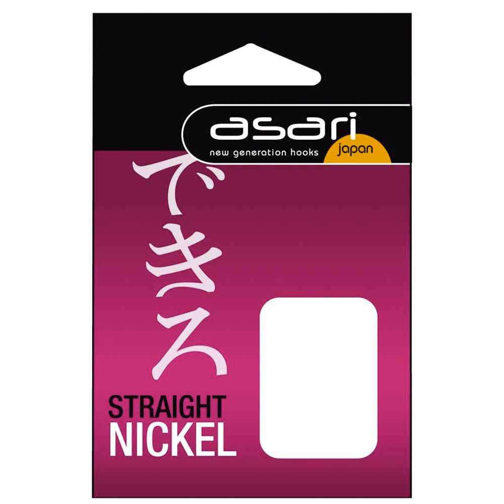 Asari AATB-9 Straight Forged Крюк Серебристый  Nickel (10 pcs) 9 