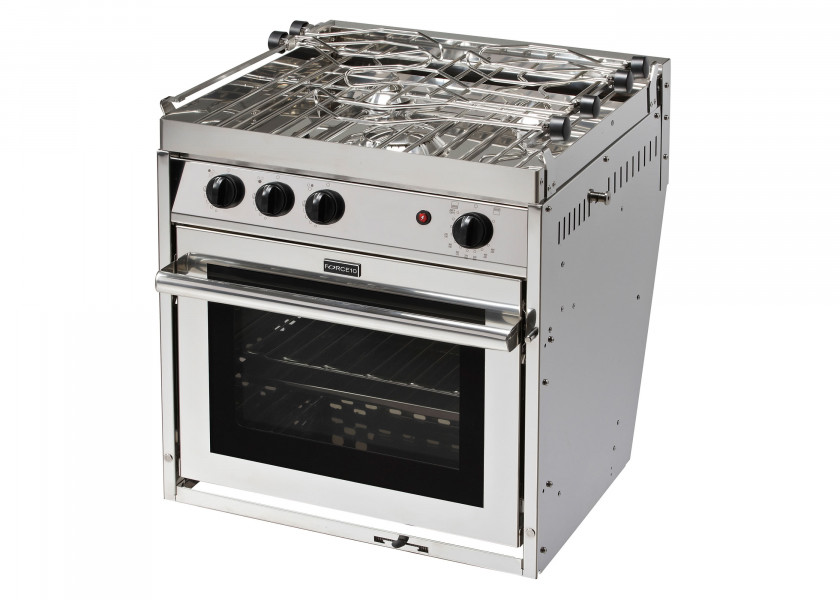 Купить ENO F63356 FORCE10 Плита с духовкой / 3 конфорки / из нержавеющей стали 7ft.ru в интернет магазине Семь Футов