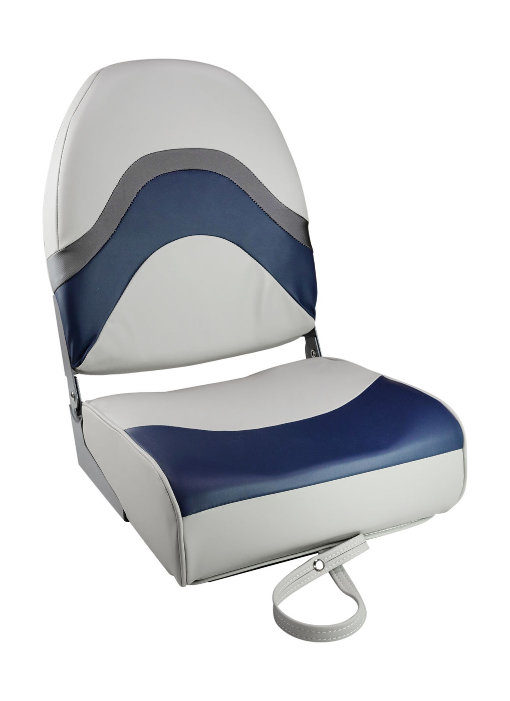 Купить Кресло складное мягкое PREMIUM WAVE, цвет серый/синий Springfield 1062031 7ft.ru в интернет магазине Семь Футов