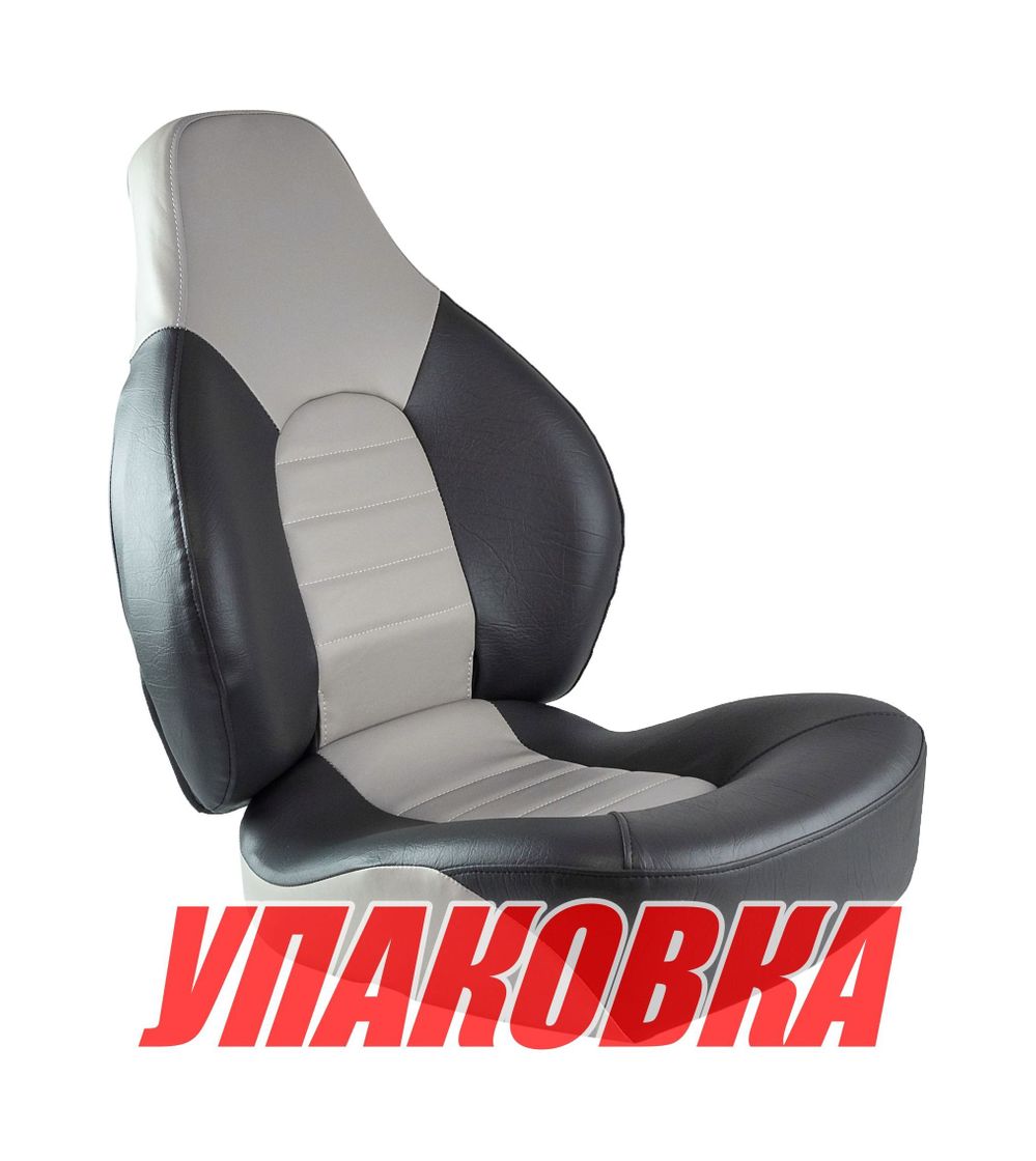 Купить Кресло складное мягкое FISH PRO, серый/темно-серый (упаковка из 4 шт.) Marine Rocket MR18041_pkg_4 7ft.ru в интернет магазине Семь Футов