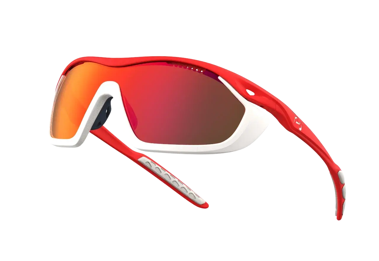 Купить Спортивные очки с диоптриями 720armour Analog Pro / Matte Neon Red Orange / Matte White Gasket / Smoke Full Red Ti Lens, rx-234/b355g-3 7ft.ru в интернет магазине Семь Футов