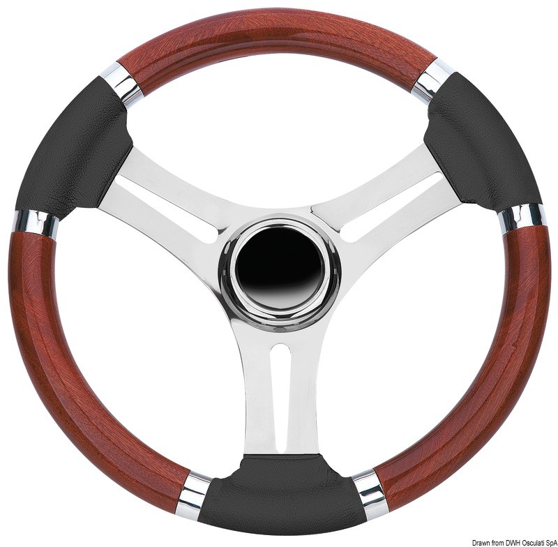 Купить Steering wheel mahogany wheel 350 mm, 45.151.05 7ft.ru в интернет магазине Семь Футов