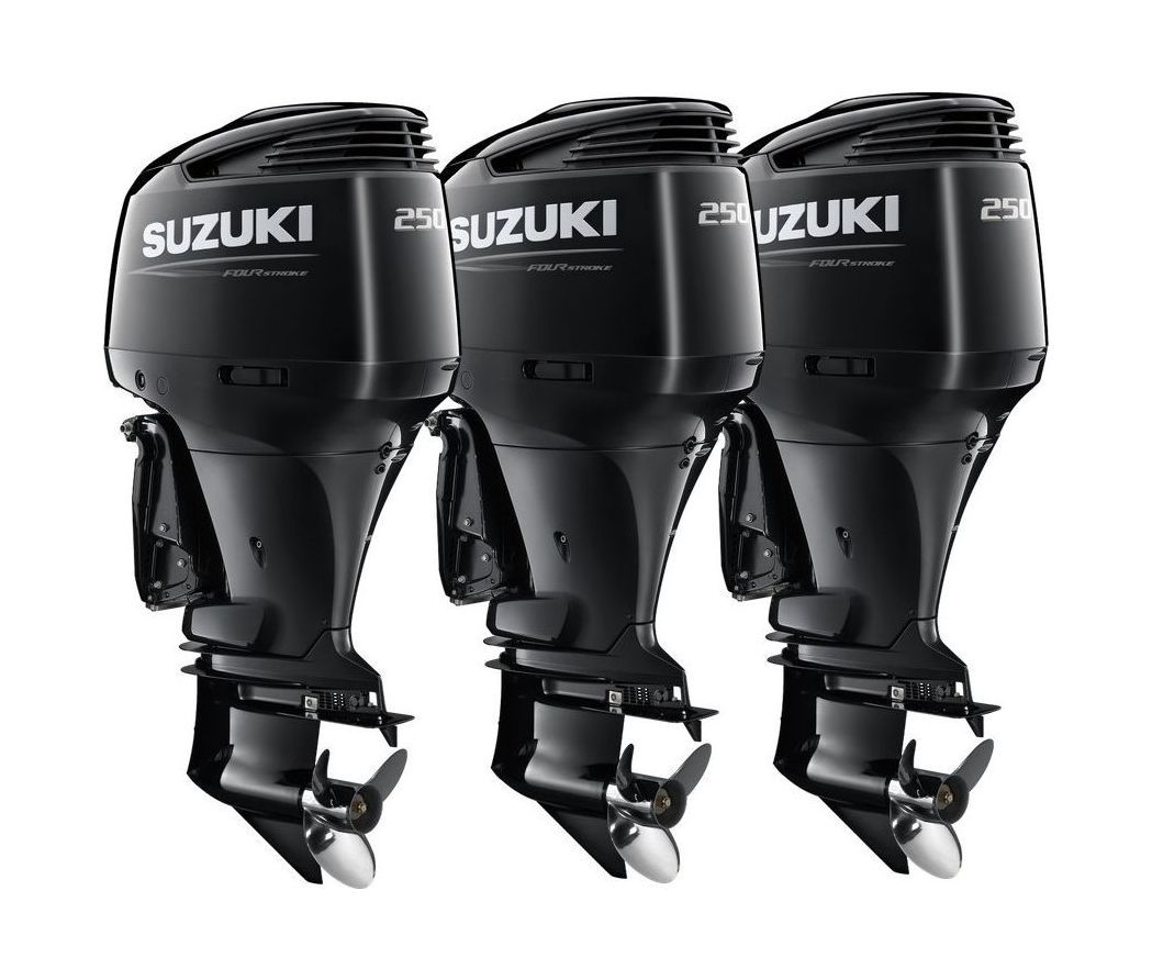 Купить Тройка из 2 моторов Suzuki DF250APX+ 1 мотор DF250APXX, черные 3xDF250AP 7ft.ru в интернет магазине Семь Футов